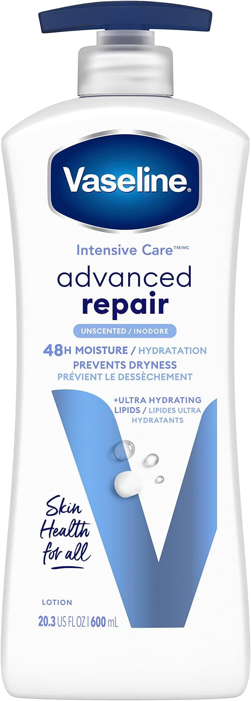 Intensive Rescue Repairing Moisture Lotion, Fragrance Free, 20.3 Ounce Pump (Pack Of 3)3