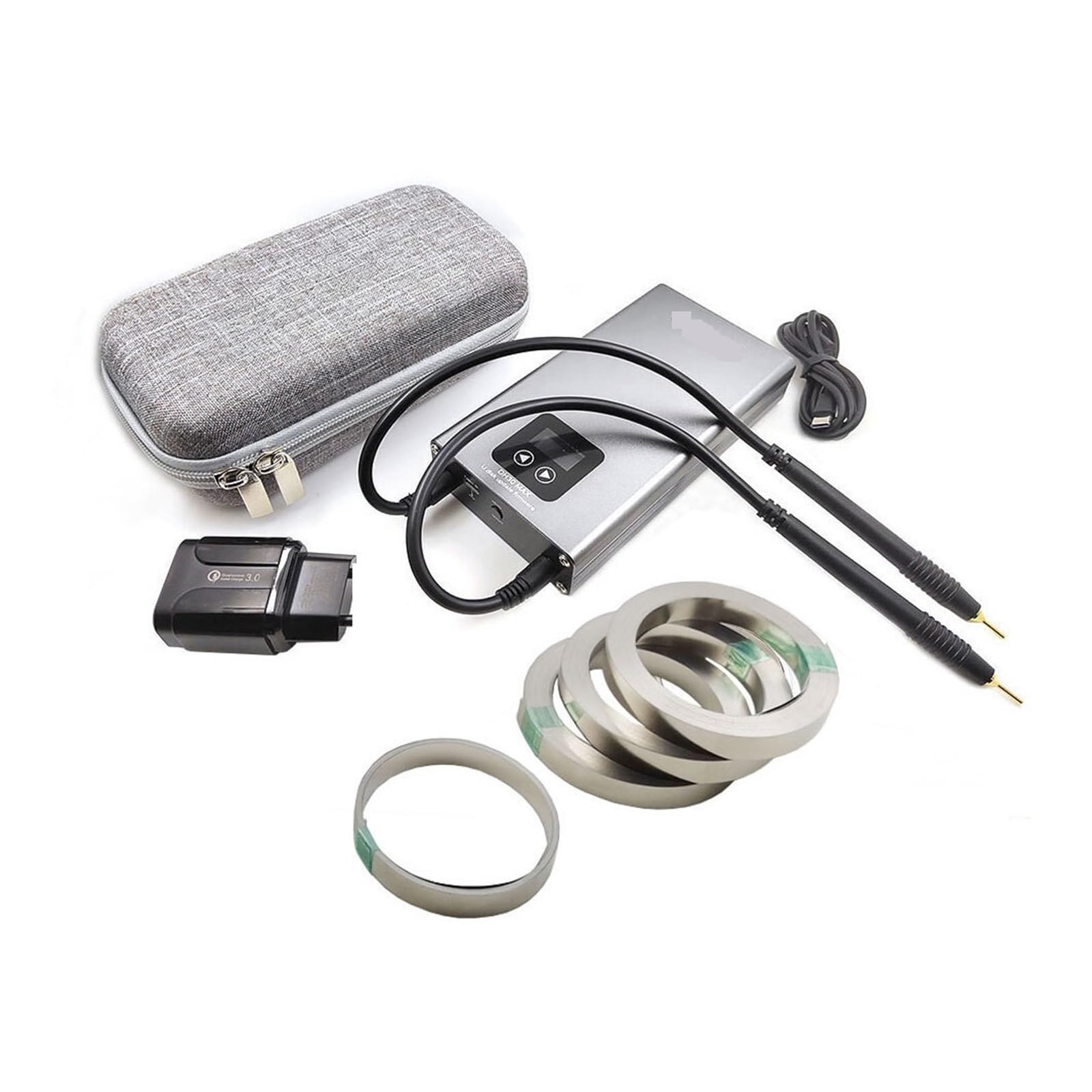 10000mAh Spot Welder Handheld Portable Mini Welding Machine with Quick Release Pen Nickel Plate Battery The Weld is Strong(with Bag 3 Nickel)