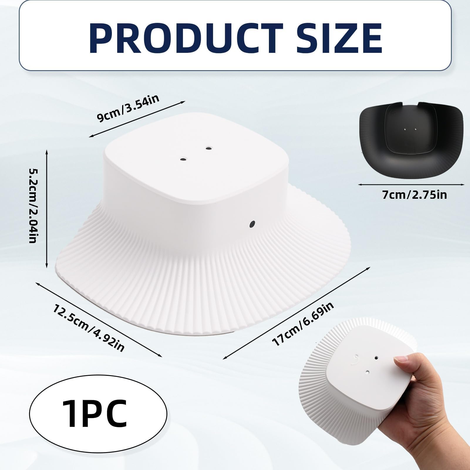 Housse de Protection Contre la Pluie pour Eufy Security SoloCam S340 Résistante aux Intempéries Protège Contre la Pluie, Les Aayons UV Poussière et Vents Violents（Blanc）