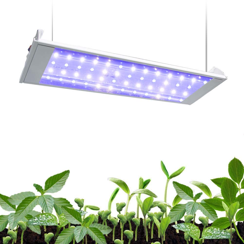 SunStream19W LED Grow Light Full Spectrum for Indoor Plants,Veg and Bloom Growing Lamp,5.5ft Power Cord and Chain Hanger Included