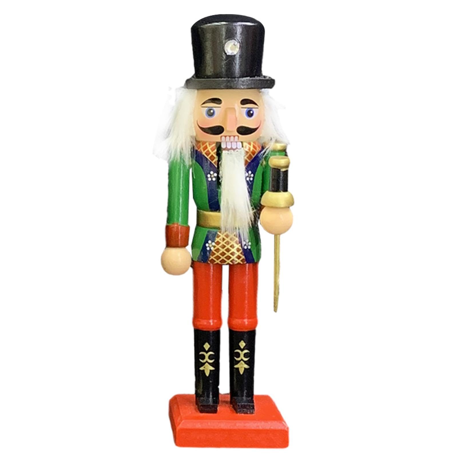 Amazon.co.jp: Lesunbak木製クリスマスくるみ割り人形、クリスマス