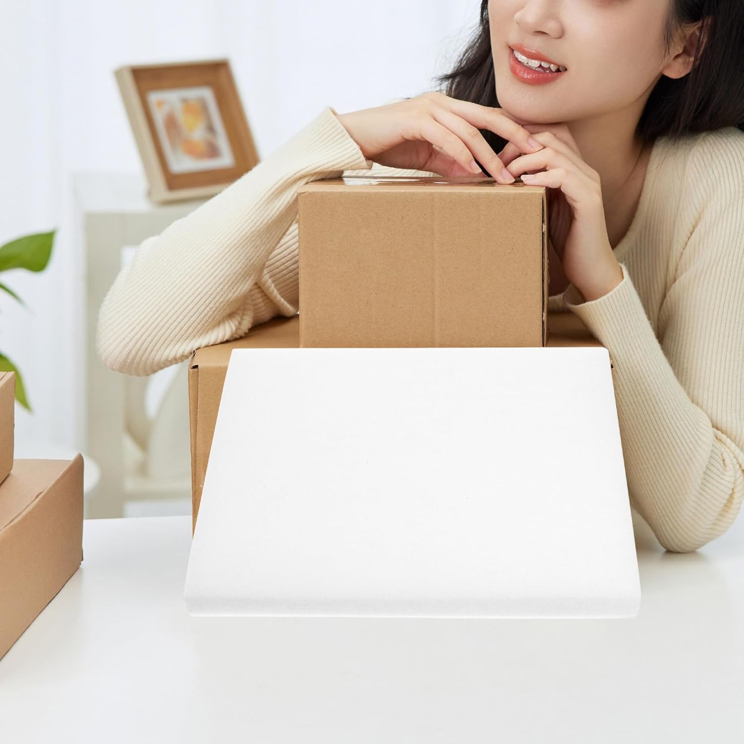 White Epe Polyethylene Foam Insert 33x25x3cm Packaging Padding Board for Toolboxes Shipping Protection Crafting Foam Sheet
