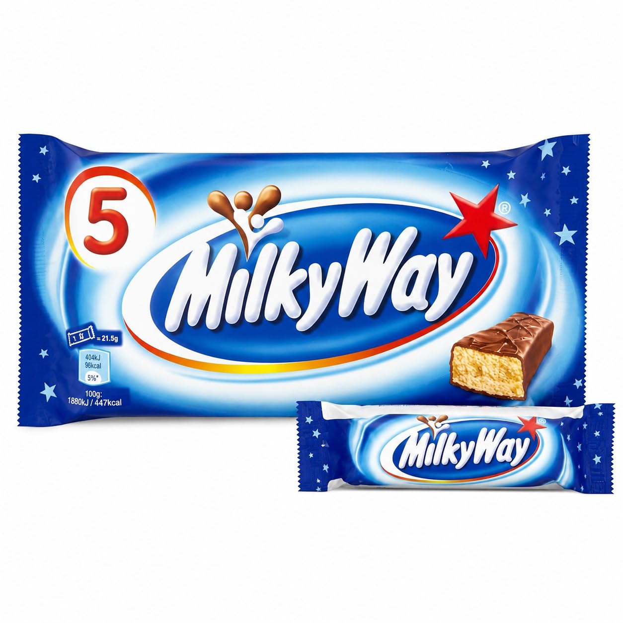 MilkyWay Milk Chocolate Bars Soft Whipped Nougat Filled Creamy