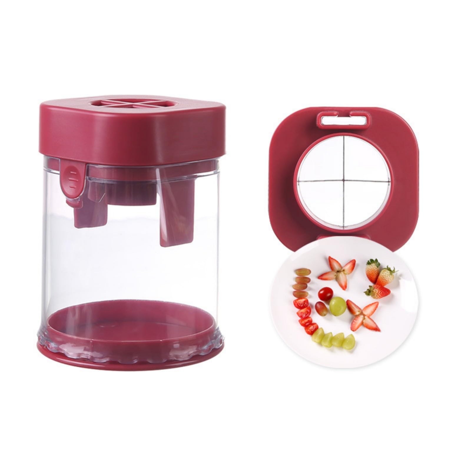 Btgghytr Food Grade Fruit Cutter Set Intended for Effortless Peeling and Slicing in Seconds Kids Safe Fruit Cutter