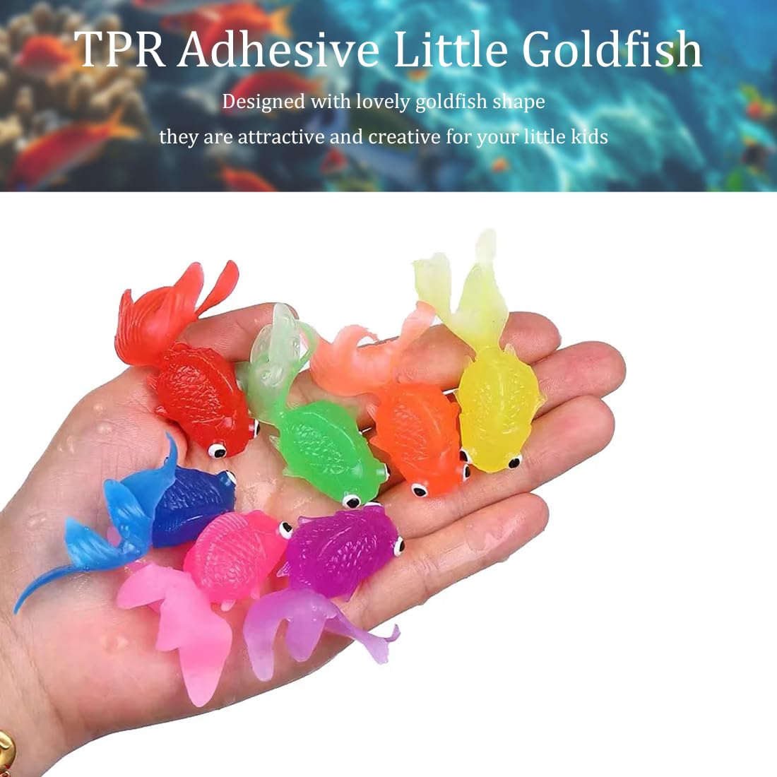 28 pcs Poissons artificiels en Plastique réaliste pour Aquarium
