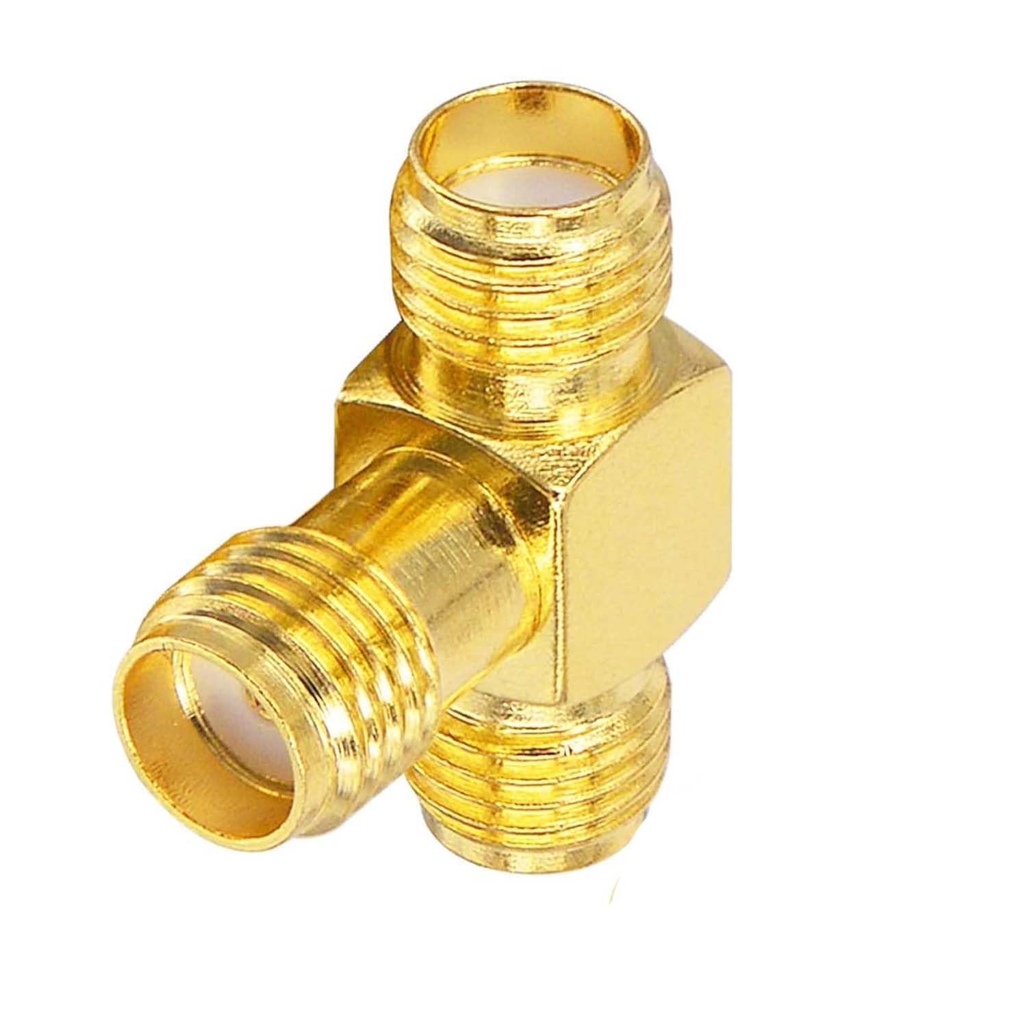 SMA Tee Splitter 2-Way, SMA Female to Dual Female Splitter Antenna Adapter Converter (Pack of 1)-image-35
