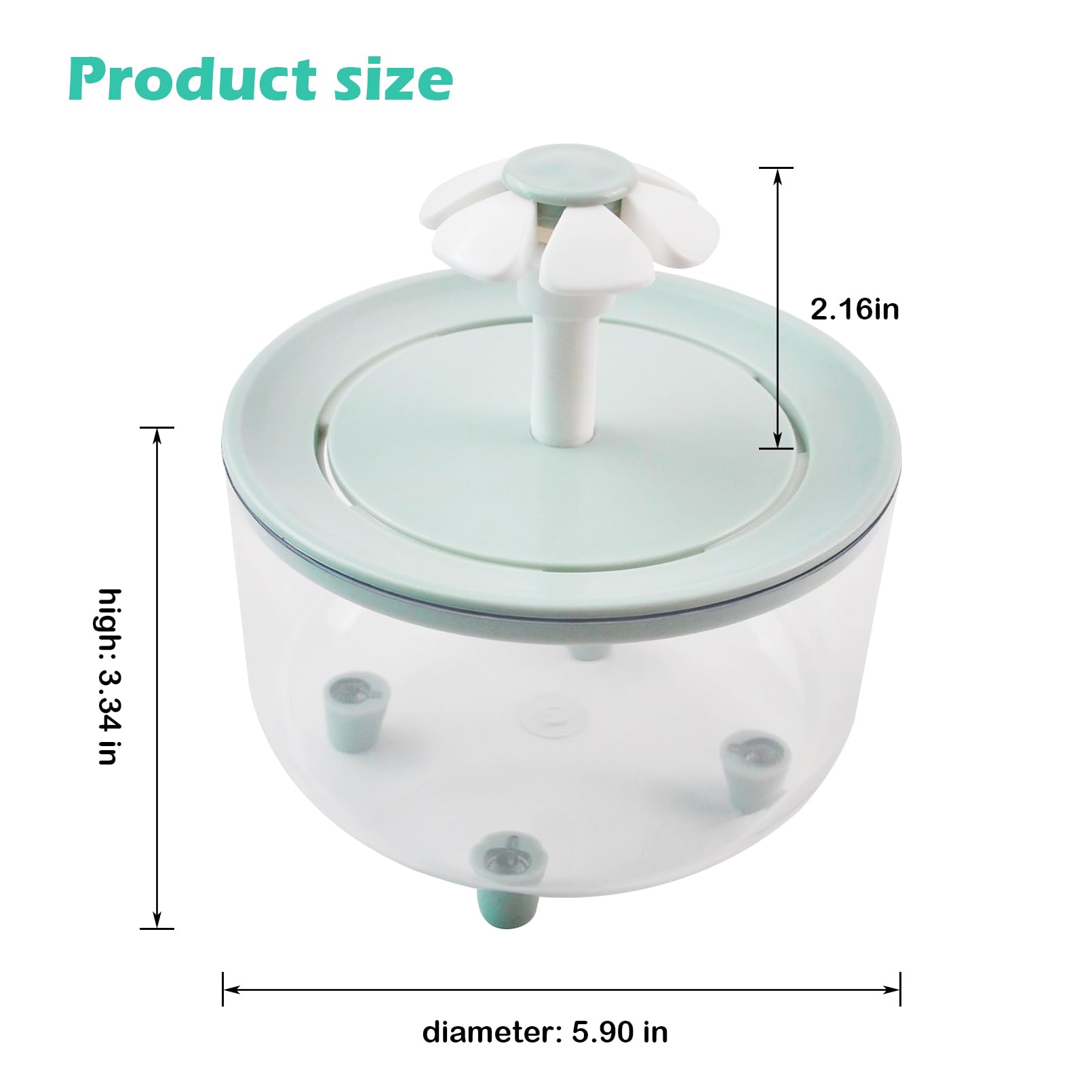 Automatic Bath for Birds,Parrot Bathtub with Petal Fountain Circulating Filter Cage Bird Bath Shower Cockatiel Bird Bath for Indoor Parakeets Budgie Cockatiels Small Feathered Pet - image 2