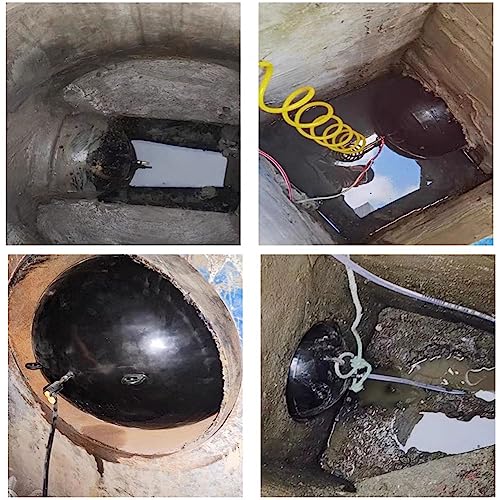 Image of Rubber Test Ball Pipe Plug;Multi-Size Test Ball Plug;Test Ball Pneumatic Plug (4in 10cm)