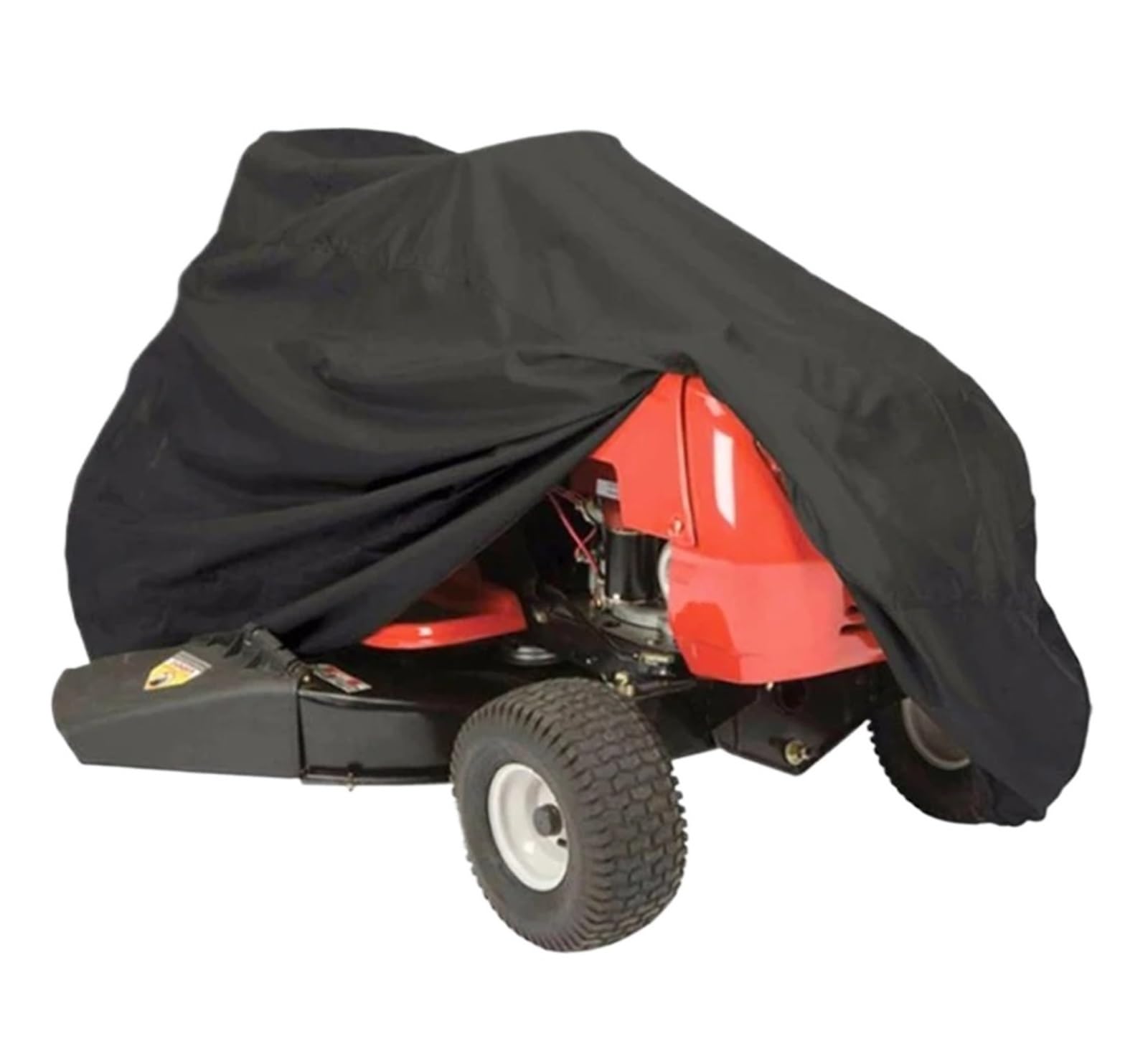 Lawn Mower Cover All-Purpose Lawn Tractor Mower Machine Dust Covers Garden Outdoor Rain Sun Protective Waterproof 210D Oxford Cloth(183*137*117cm)
