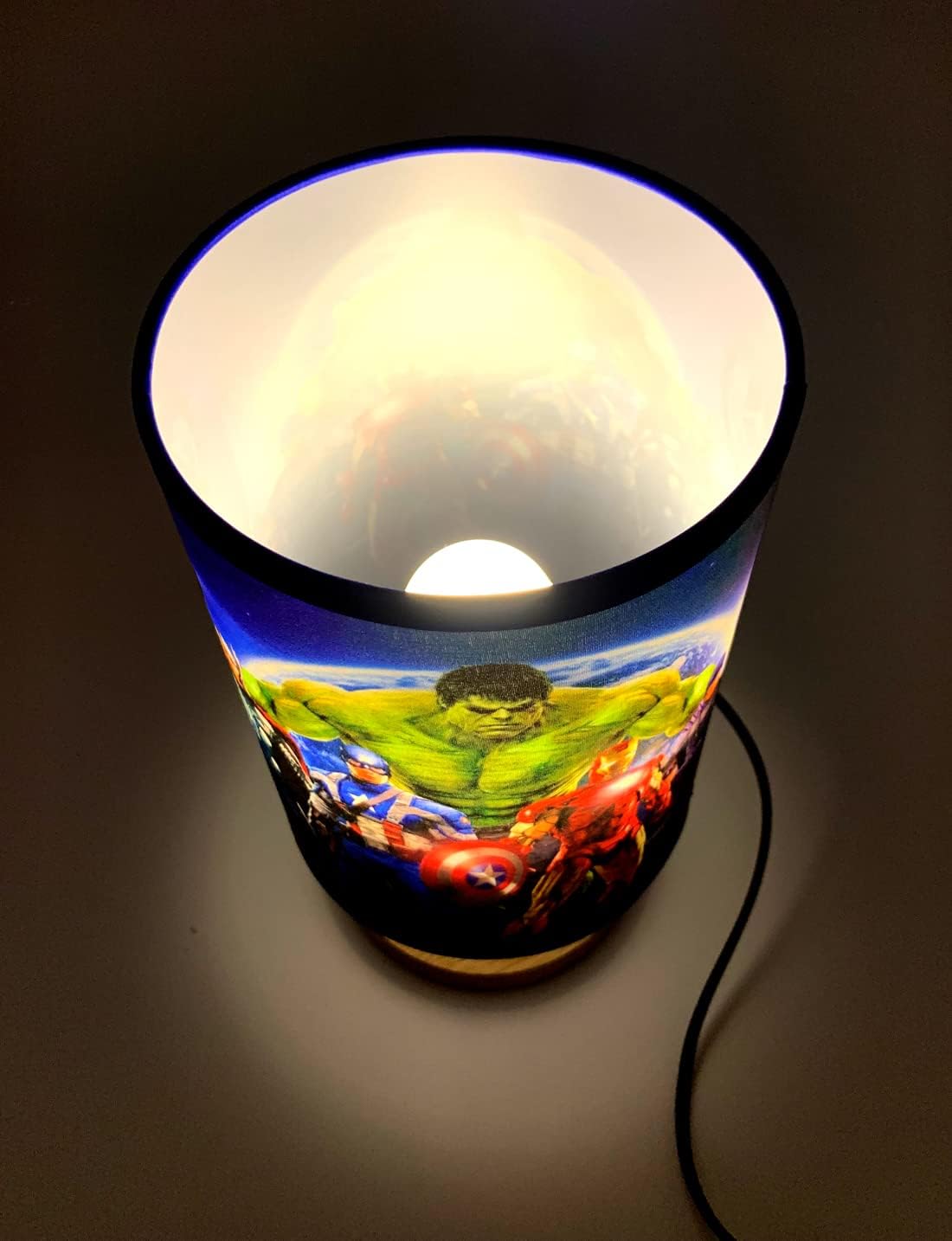 Decorative Lights Table Lamp Bedside Night Light Wood Base Room Decoration or Great Gift Ideas