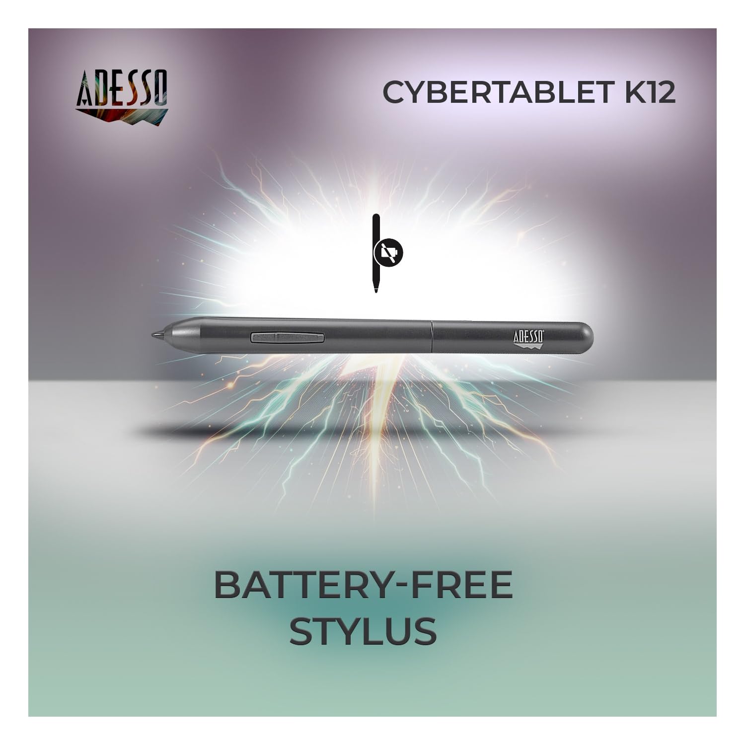 ADESSO 12IN X 7IN Tableta Dibujo Wide Screen Graphic
