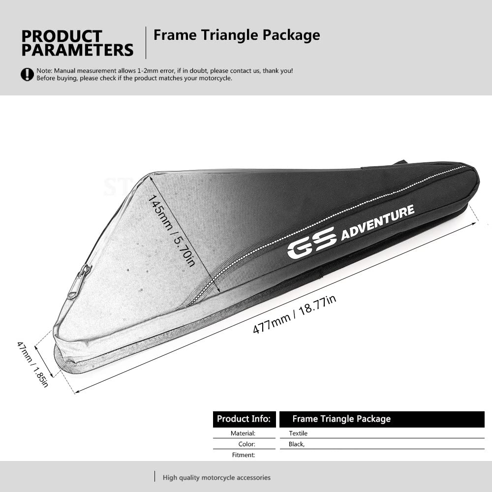 pour BMW R1200GS ADV LC R1250GS F750GS F850GS R1200R Outil De Réparation Étanche Sac De Placement Cadre Triangle Paquet Boîte À Outils Moto Accessoires