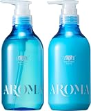 美容室専売品【セット】EARTHEART アロマシャンプー&トリートメント 各500ml (エレガントリリー) ヒートプロテクト成分配合 ダメージケア 広がり パサつきに プロ仕様 日本製