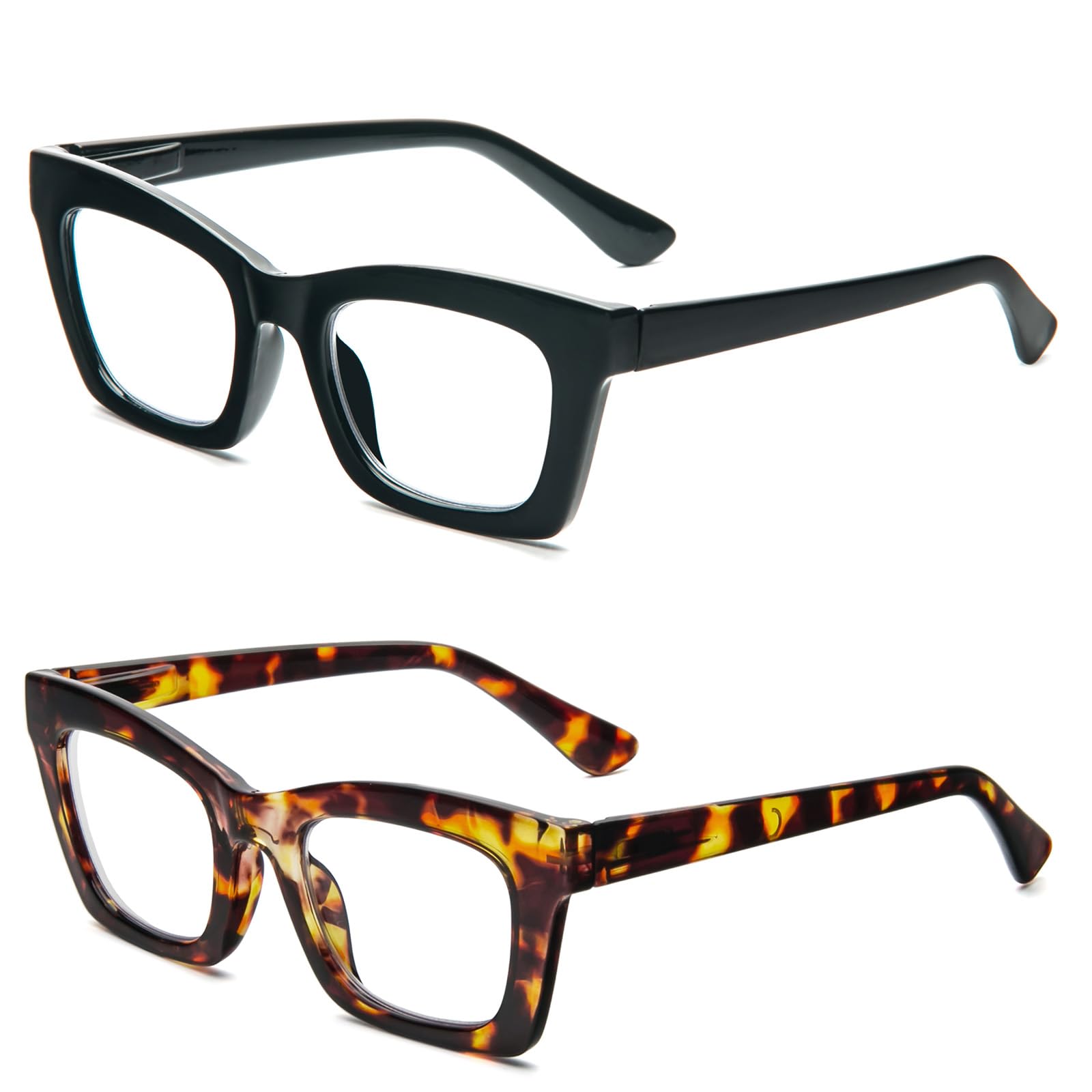 UVTQSSP 3 Stück Klassische Metall Lesebrille Runde Anti-Blau