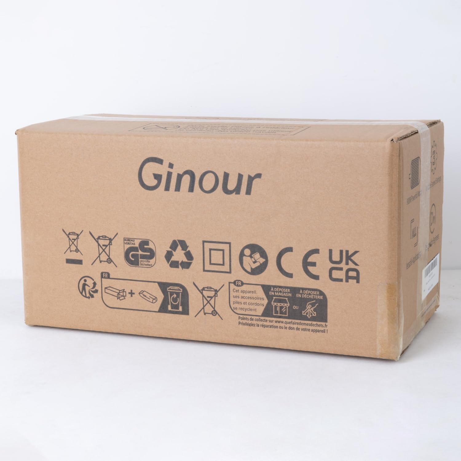 Ginour Lucidatrice Auto a Batteria 21V con 2 Batterie da 3Ah, 900W Motore Senza Spazzole, Lucidatrice Rotorbitale Eccentrica da 15mm, 2000-6000RPM