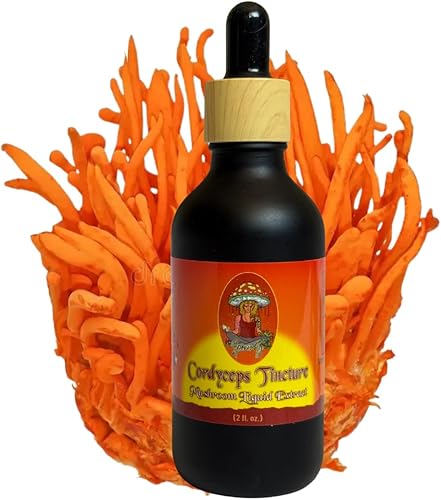Cordyceps - Tintura de extracto de hongos, 2 oz (2.0 fl oz)