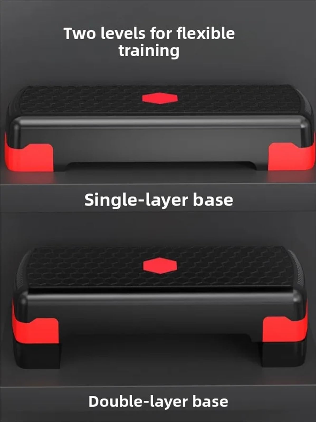 Plataforma Step Regulable Pedal de ritmo Fitn, equipo ejercicio Yoga for el hogar, estiramiento aeróbico equilibrio pasos for niños Step AeróBico Ajustable
