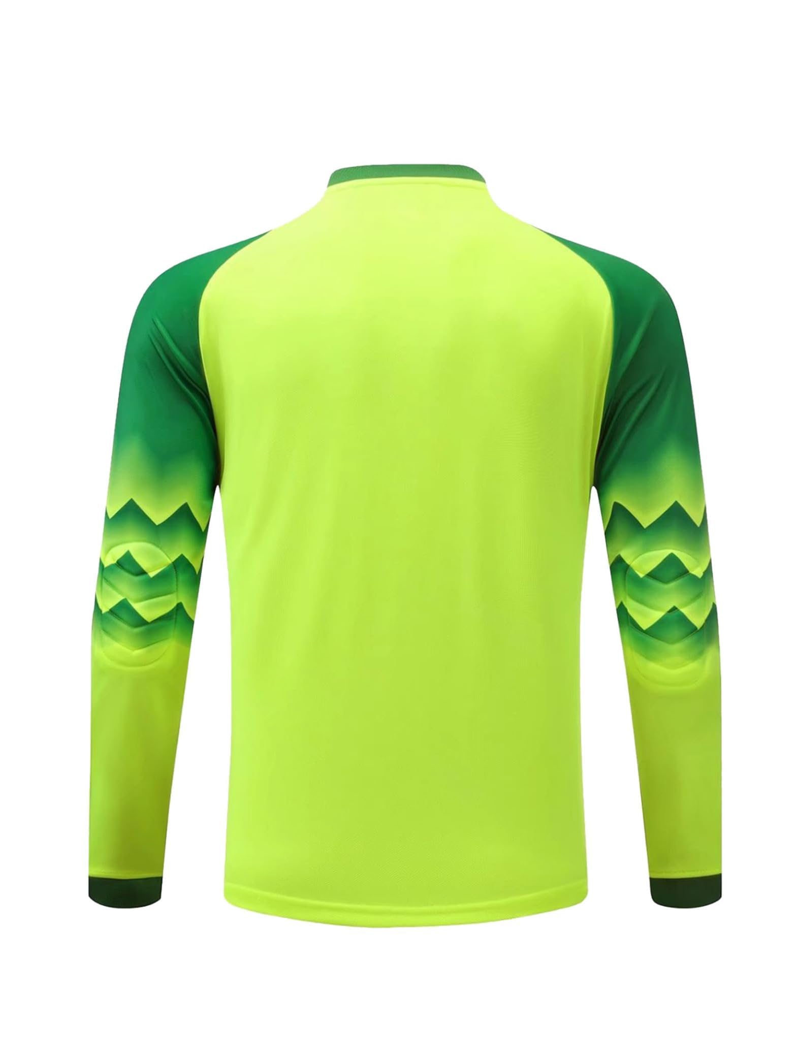 Camiseta de portero de fútbol para hombre, acolchada de manga larga, deportiva