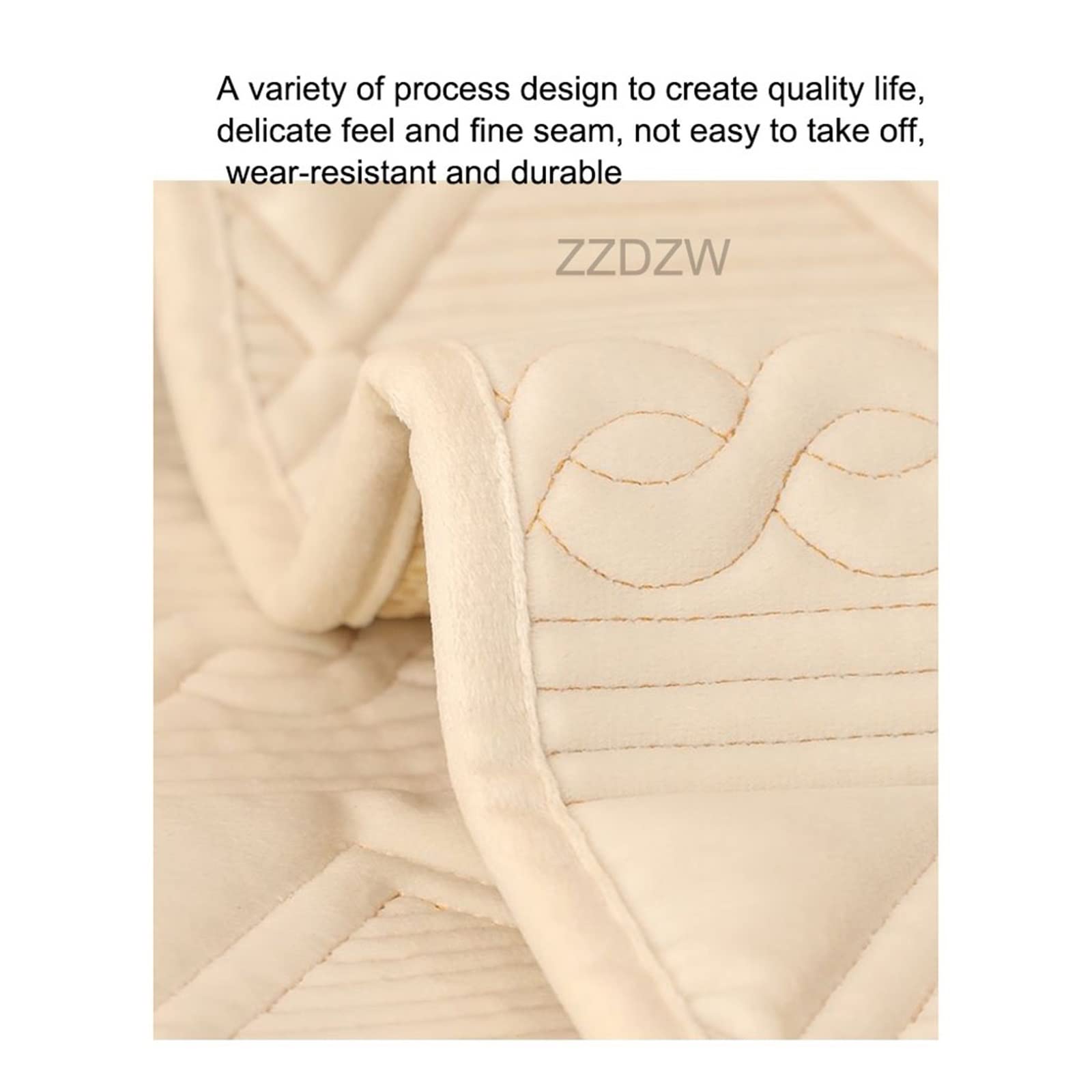 Ycosy Copridivano Trapuntato Impermeabile Beige Per Divano A 3 Posti – Antiscivolo, Lavabile, Super Morbido, Per Animali E Bambini