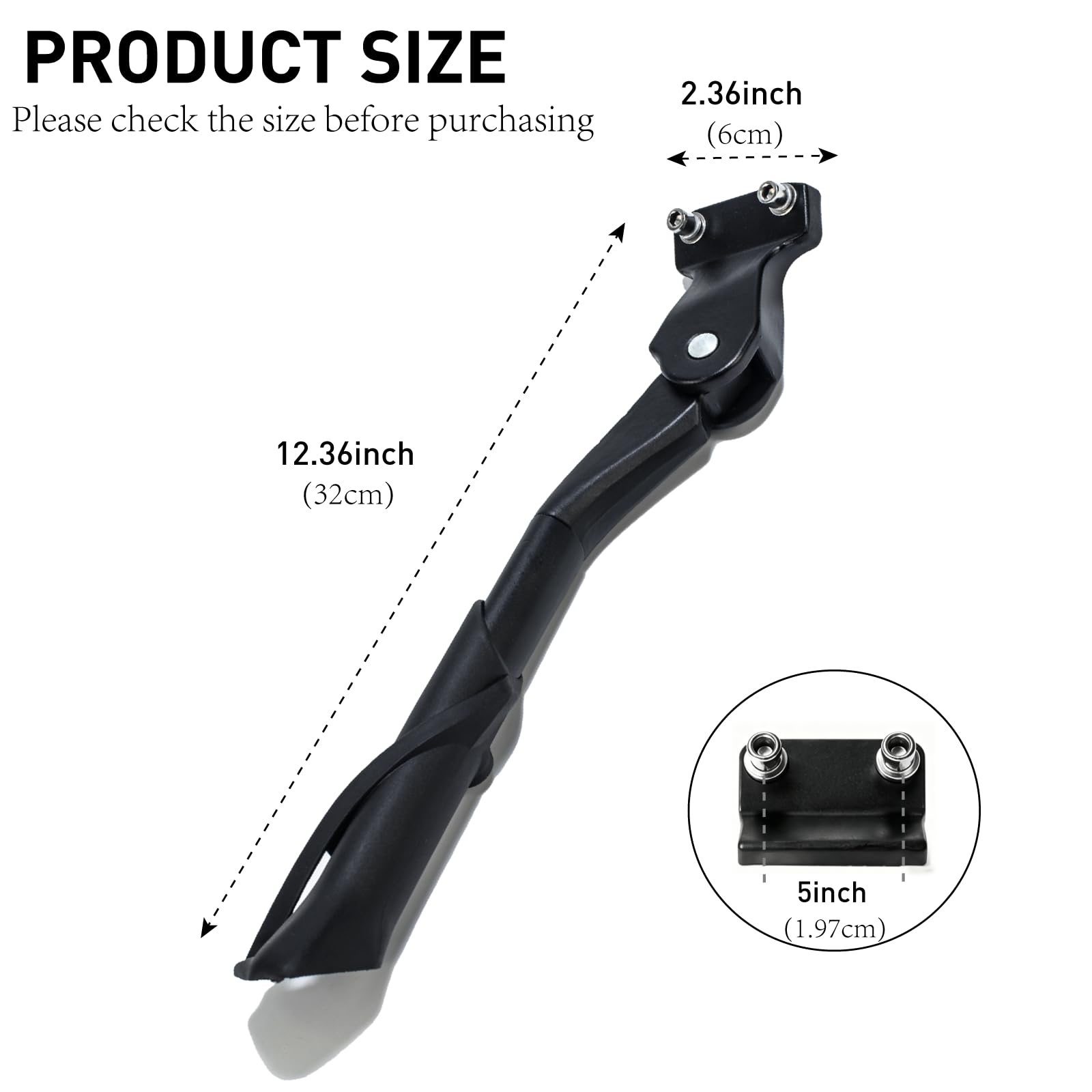 Stojak na rowery 24-29", uniwersalny stojak boczny, z regulacją wysokości, aluminiowy stojak na rowery górskie, stojak na rower górski, MTB, rower miejski, stojak na rower wyścigowy