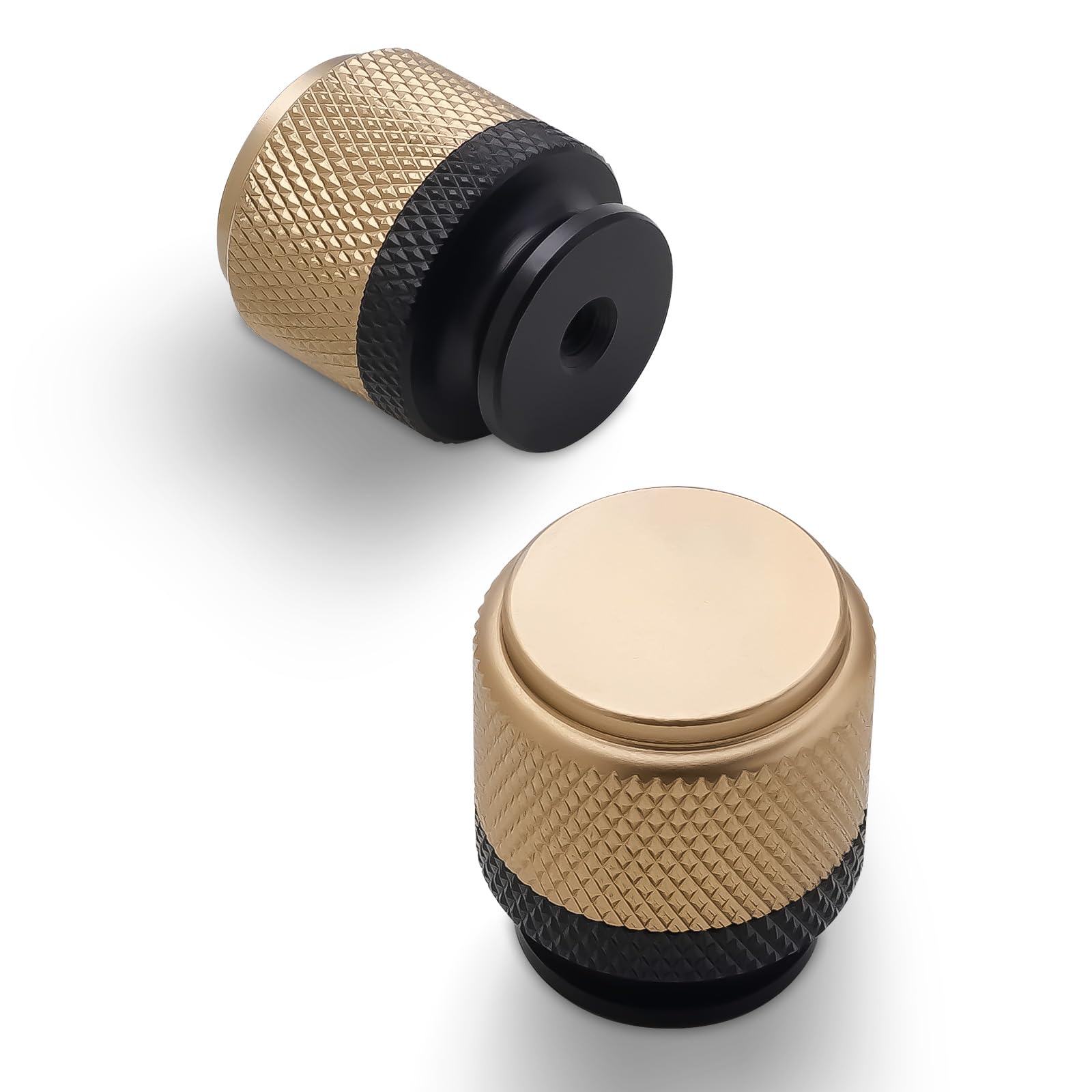 Lot de 10 Boutons et poignées d'armoire de Cuisine en Laiton brossé moleté de 160 mm, 6-1/4 po, poignées de tiroir dorées, quincaillerie de Cuisine
