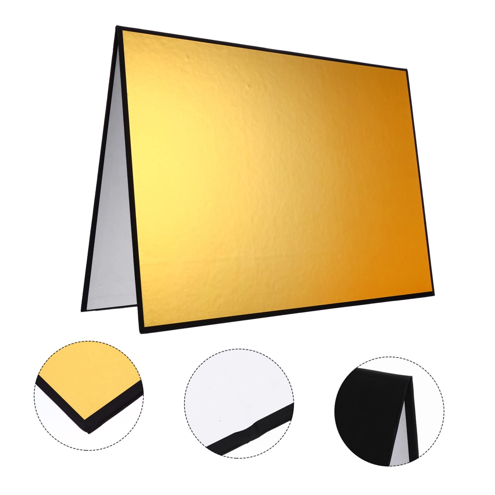 DOITOOL Light Reflector Cardboard Sided Folding Reflective Board for Photography Still Life Jewelry Cosmetics