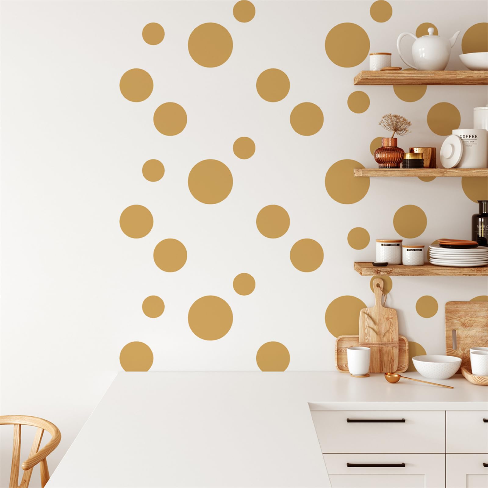 Peel and Stick Wall Tiles Orange Circle Tiles Self Adhesive PVC Home Decor Backsplash Kitchen Tile Stickers Waterproof Tile Stickers for Bathroom 15x15cm /20 Pcs