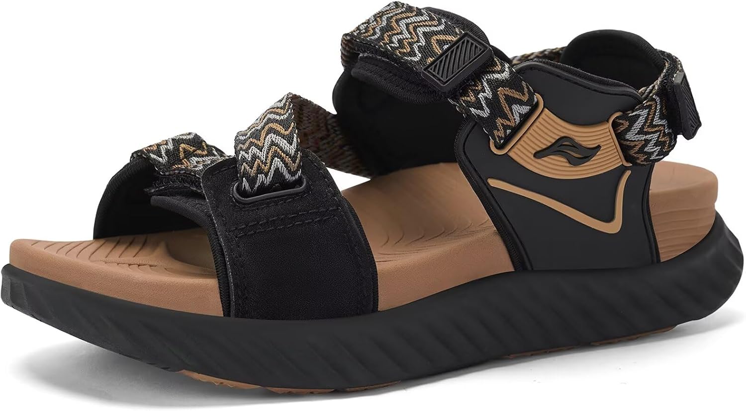 Womens Orthopedic Arch Support Hiking Sandals Cushioned Plantar Fasciitis Walking Sandal for Women