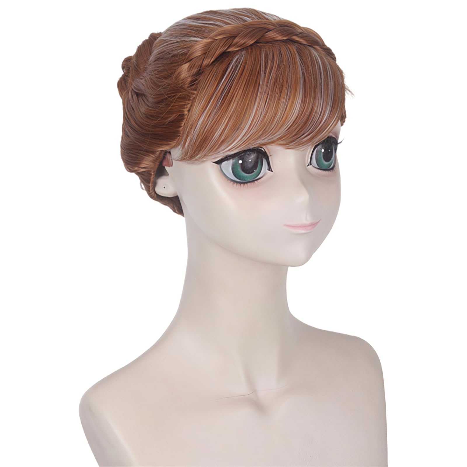 Amazon.co.jp: ZUWEEMEK アナとエルサ アナ ウィッグ コスプレ かつら
