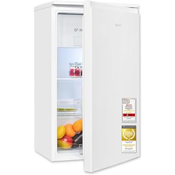 Exquisite Fridge with 3-star freezer 82 l net capacity energy efficiency class E 38 dB LED lighting manual temperature control changeable door hinge KS5117-3-010E white [Energy Class E]
