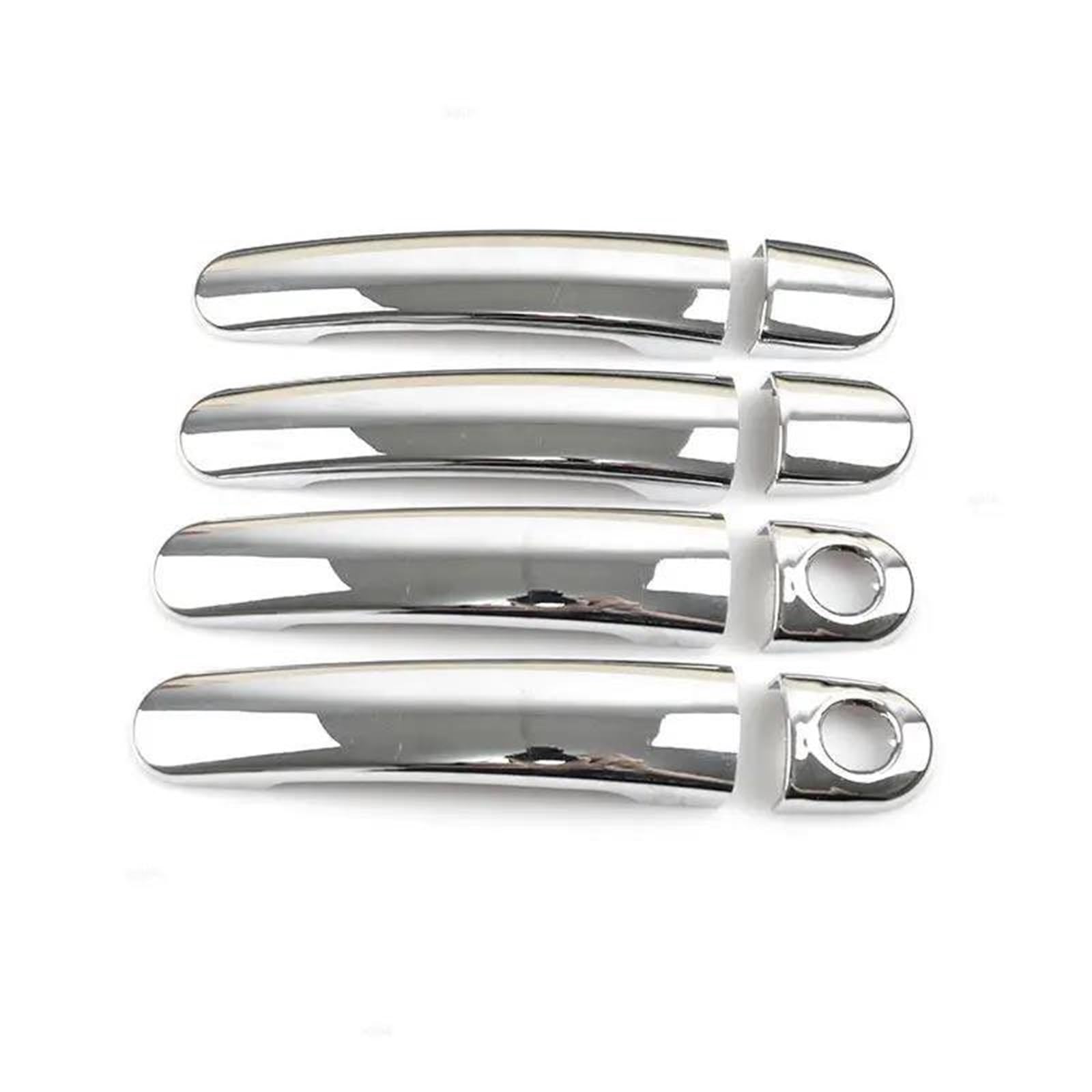 Yytemd Style 2 Car Accessories Exterior Door Handle Covers Sticker Decor For Skoda For Superb 2001-2008 Chrome(Style 2)