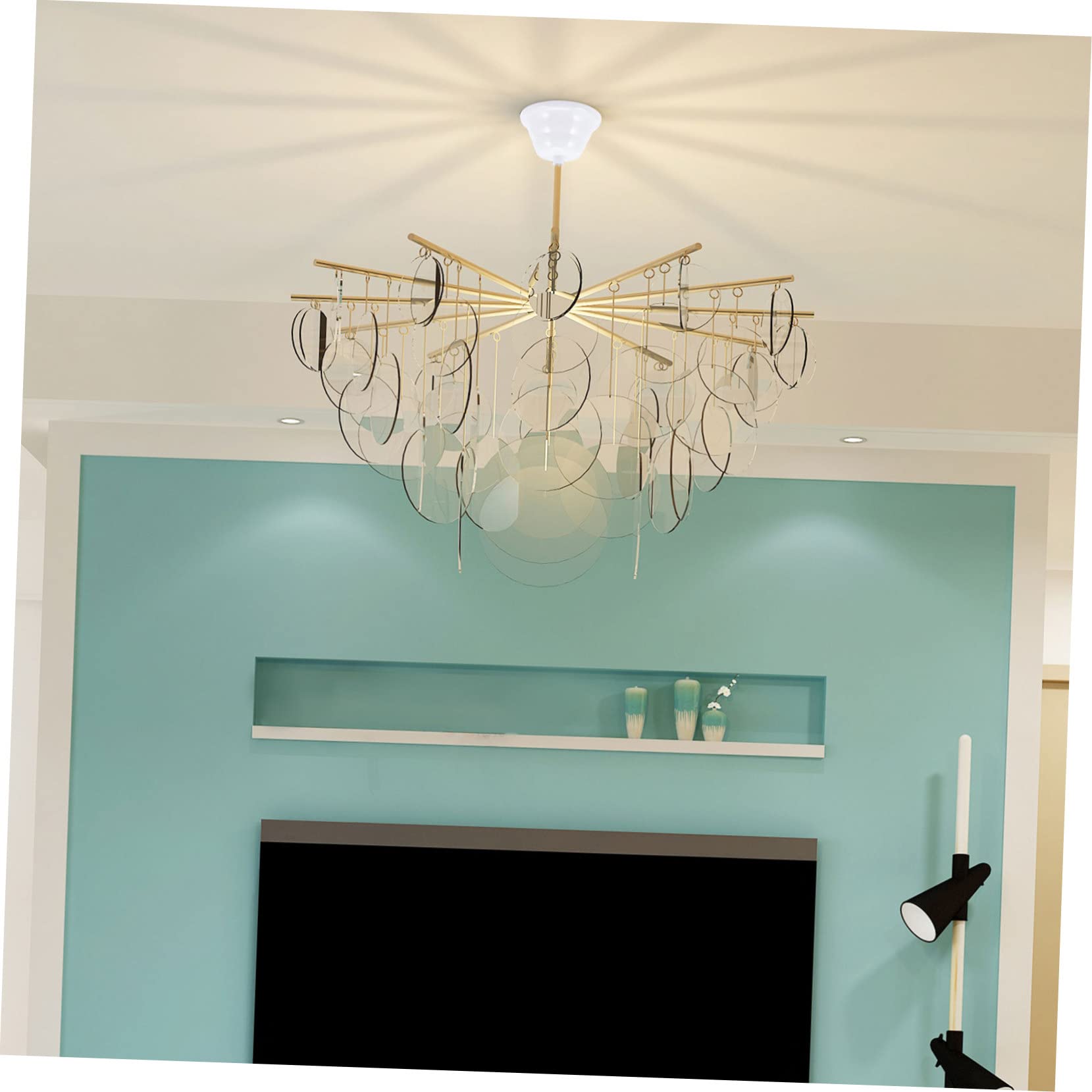 Chaîne Fer Pour Lustre Angoily 100 Cm - Accessoire Éclairage, Installation Simple