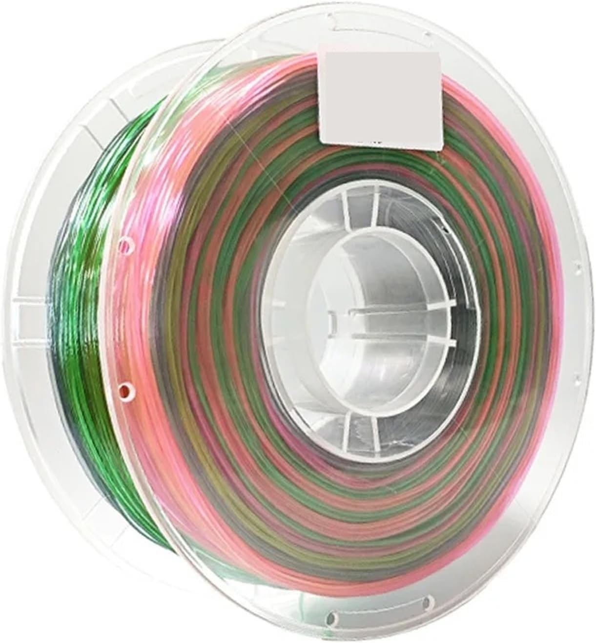 Multicolor Rainbow Gradient TPU 3D Printer Filament 1.75mm 1kg, Soft Flexible 3D Printing Consumables