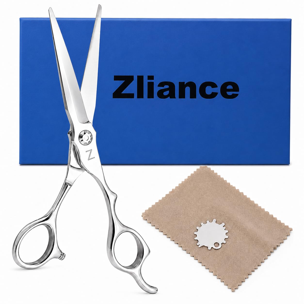 6-Zoll professionelle Haarschneideschere mit ultrascharfen Klingen, hochwertige Haarschere aus Edelstahl für und müheloses Schneiden, ideale Friseurschere für den Einsatz zu Hause und im Salon
