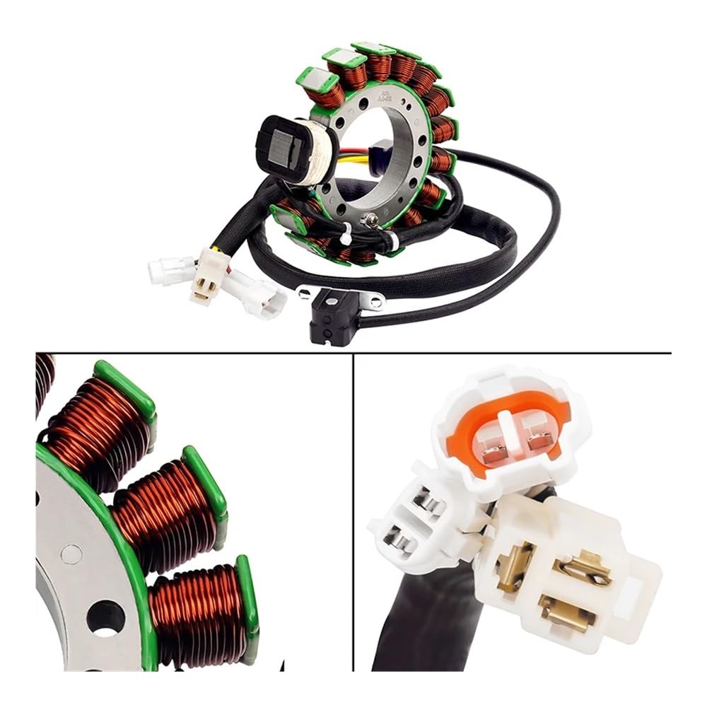 Kit de Montaje de Bobina de estator de generador para Motocicleta Yamaha YFM350X YFM350 Warrior YFM350U Big Bear YFM350FW YFM350ER YFM400FW