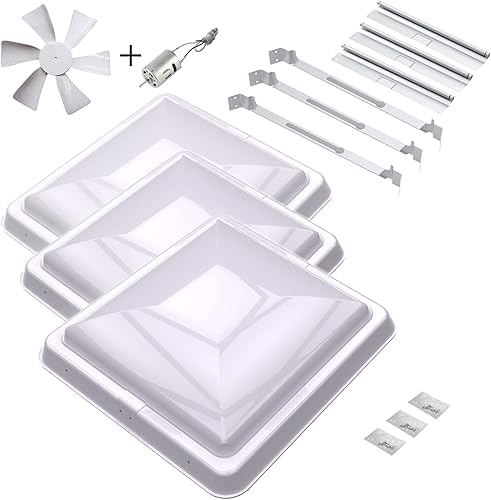 Miniatura 7 de Cubierta universal de ventilación de techo de 14 pulgadas para caravana, impermeable, repuesto para cámper, remolque, autocaravana