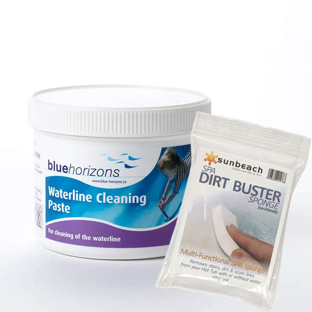 Blue Horizons 350g Waterline Cleaning Paste with FREE Sunbeach Dirt Buster Sponge