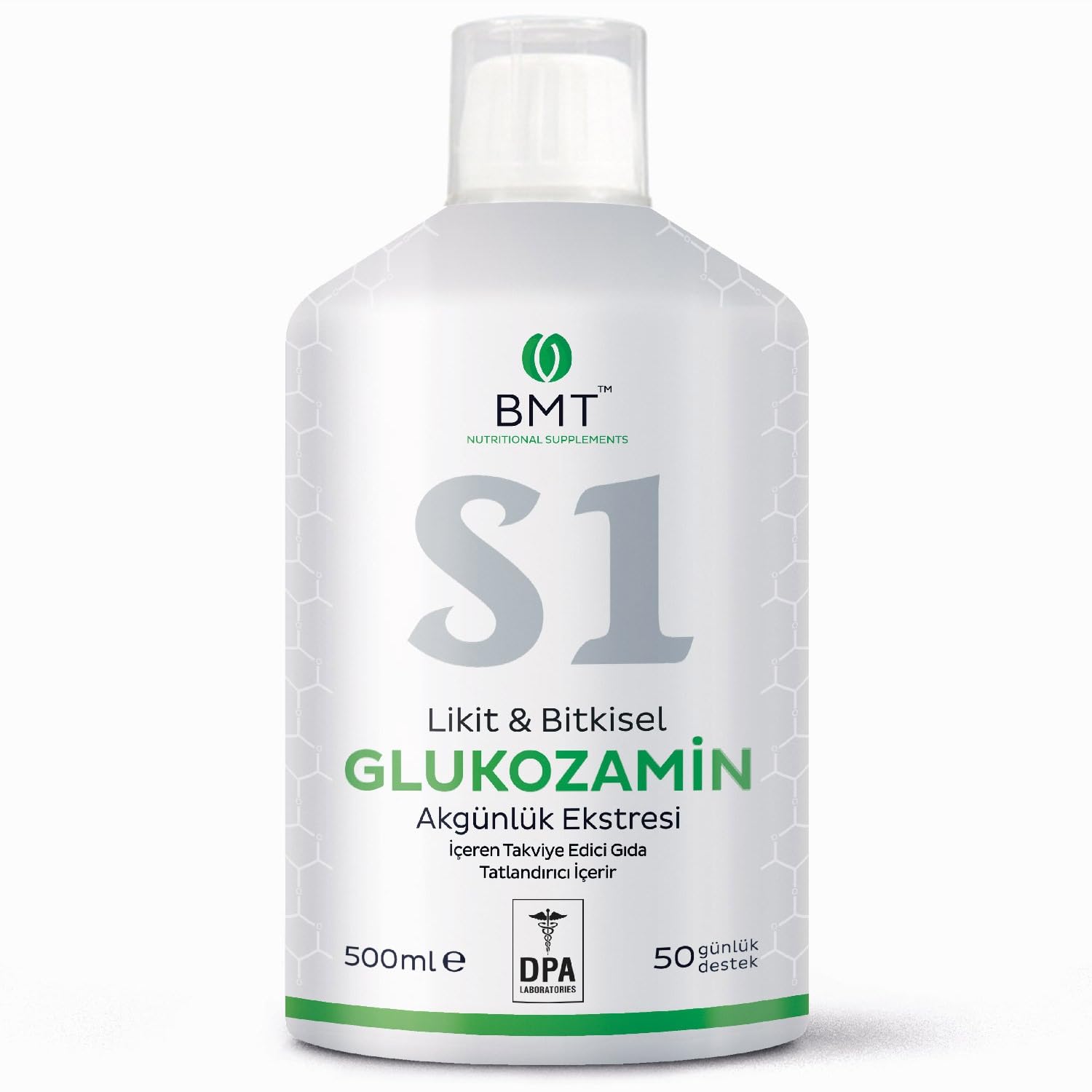 BMT S1 Glukozamin, Likit & Bitkisel Glukozamin ve Akgünlük Ekstresi 500 ml