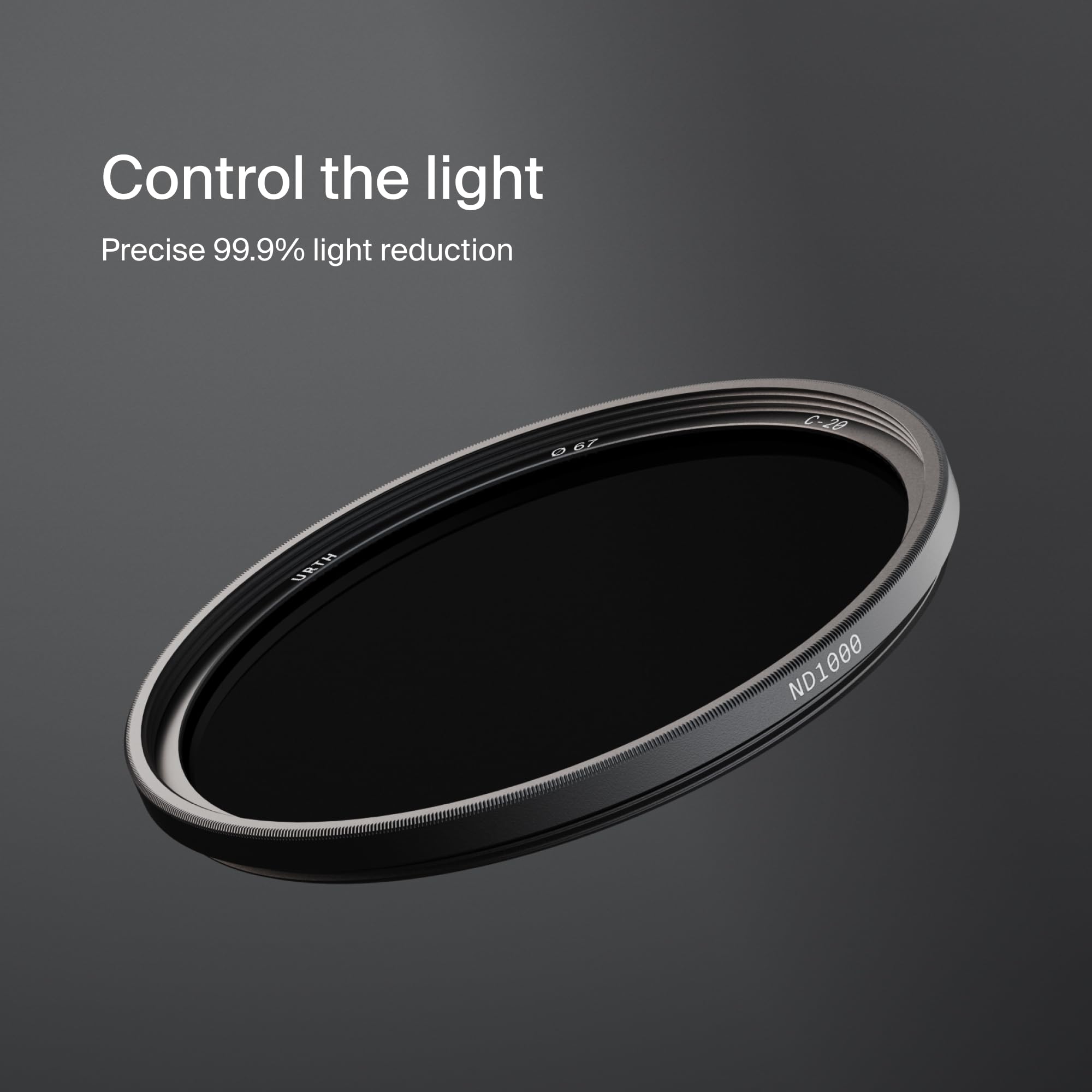 Urth ND1000 (10 Stop) ND Lens Filter (Plus+) (77mm, Avvitare ne)