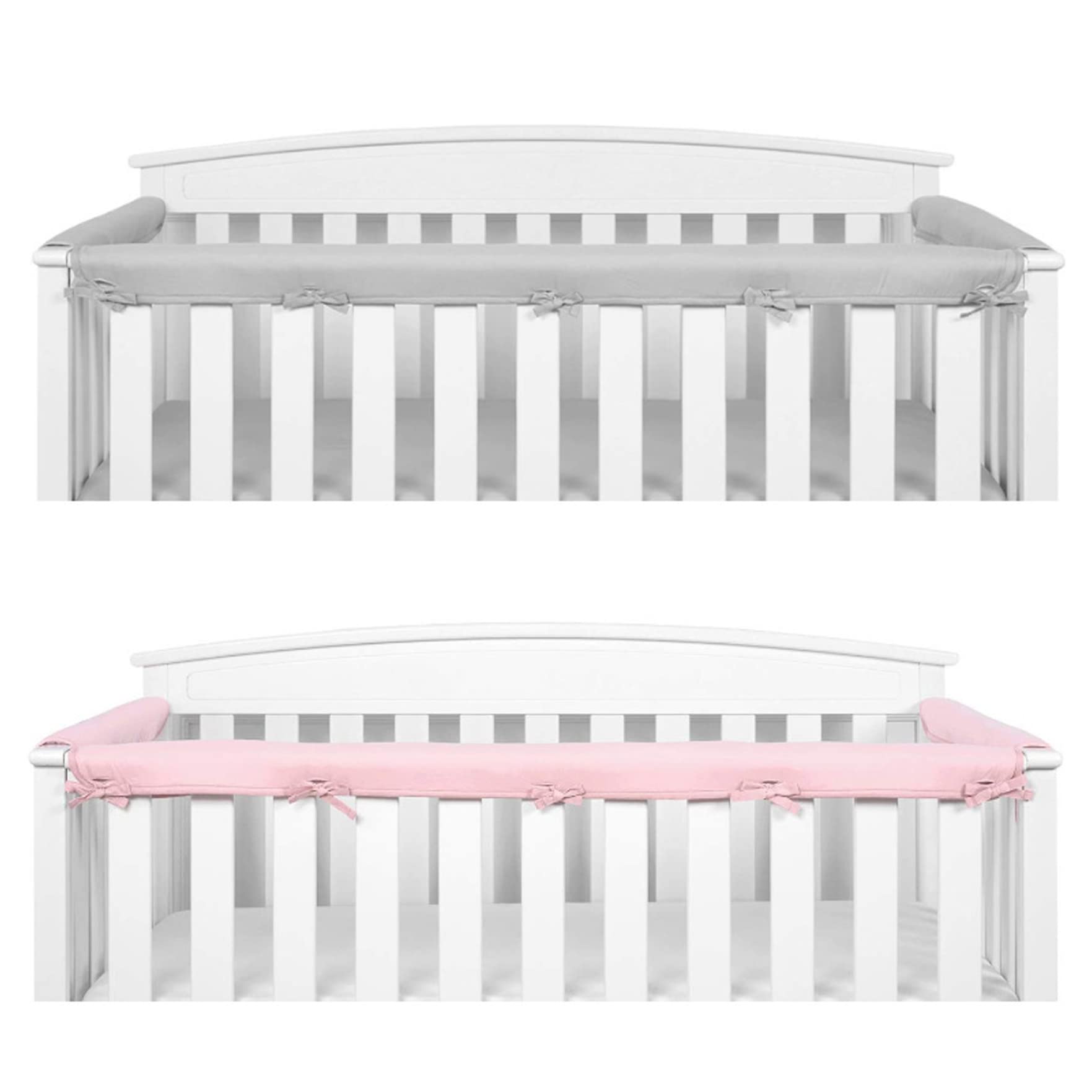 Paracolpi Per Lettino 3 Pezzi Protezione Per Sponde Per Lettino Per Bambini Per Culla Da Masticare Protezione Per La Dentizione Avvolgente Per Sponde Imbottite Per Sponde Laterali Anteriori Rosa