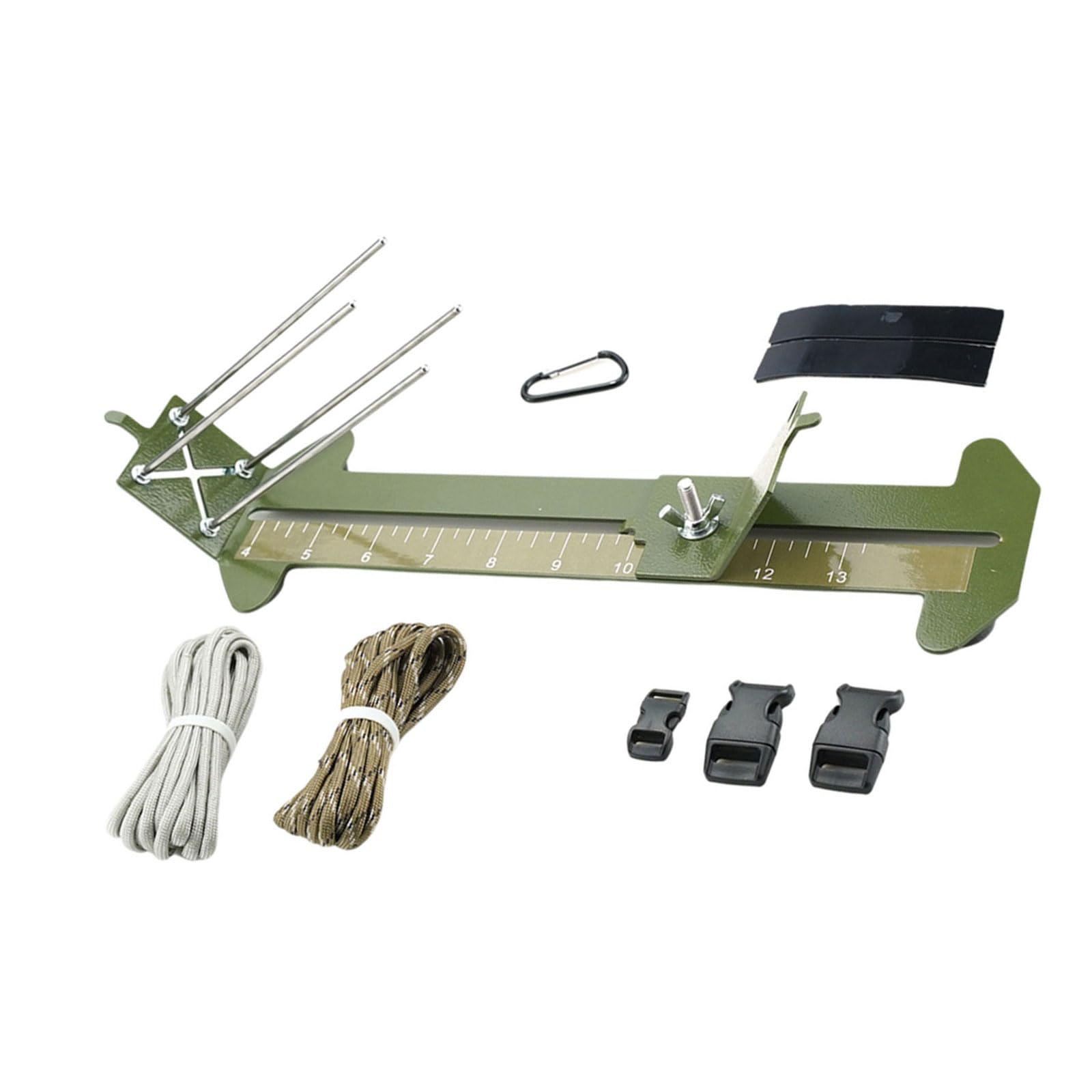 carotoe Paracord Bracelets Maker for Braiding Cord Wristbands Weaving Adjustable Length Stainless Steel Braiding Tool Stainless Steel Tool