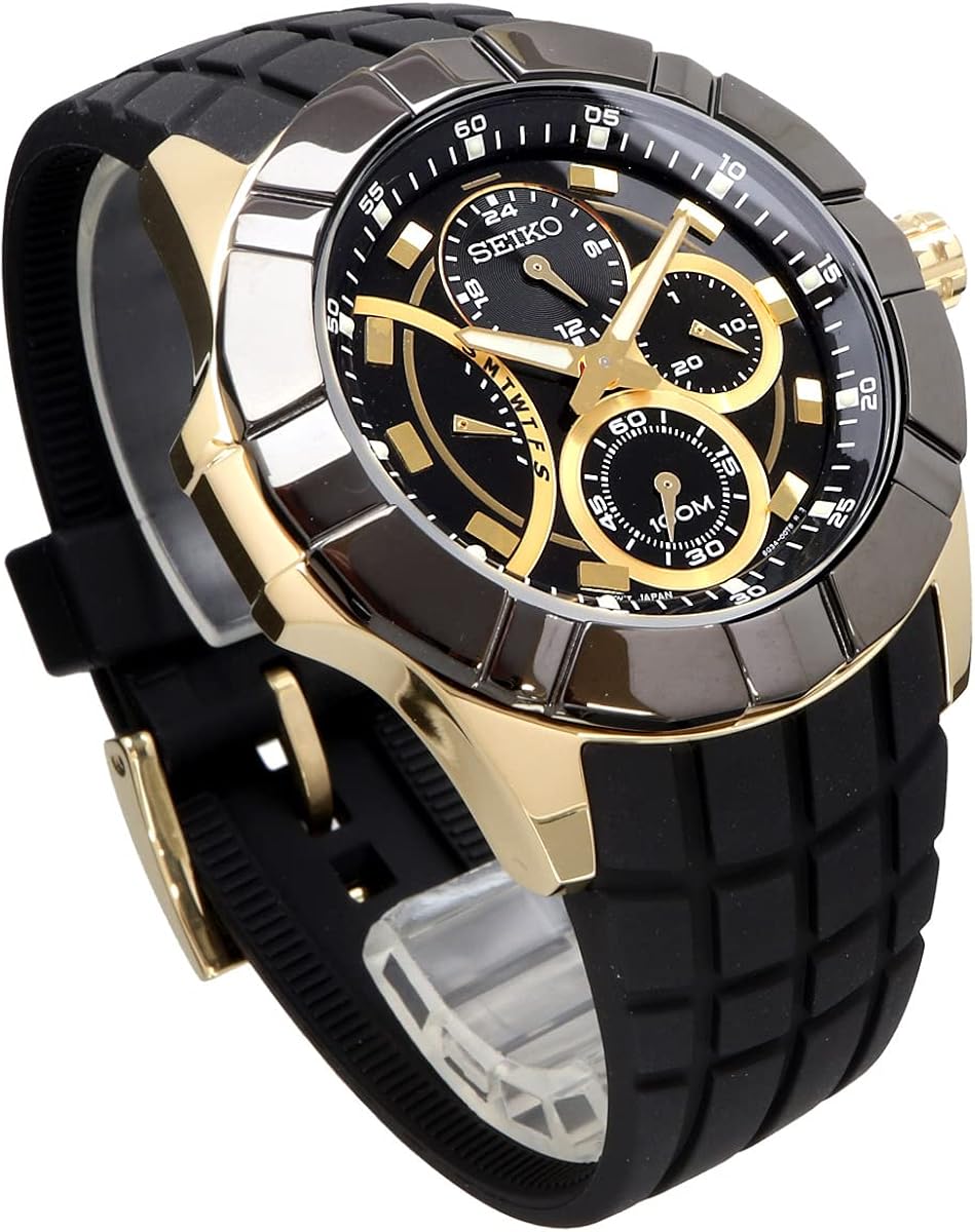 プレゼント 新品 SEIKO セイコー 海外モデル クォーツ レトログラード