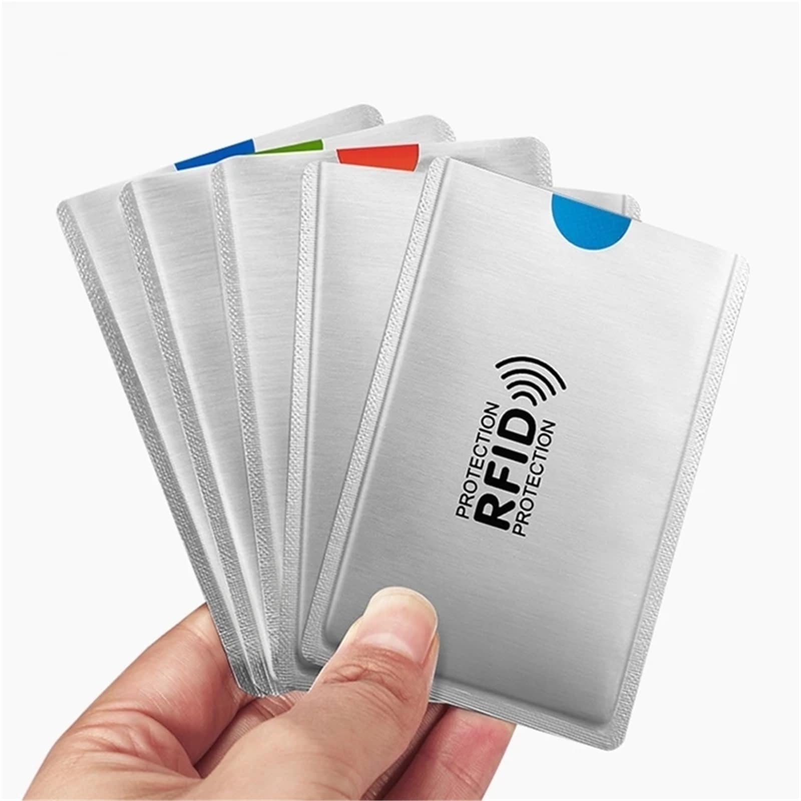 Ausweishalter, 300 Stück, Anti-RFID-Kartenhalter, NFC-blockierend, Leseschloss, Ausweis