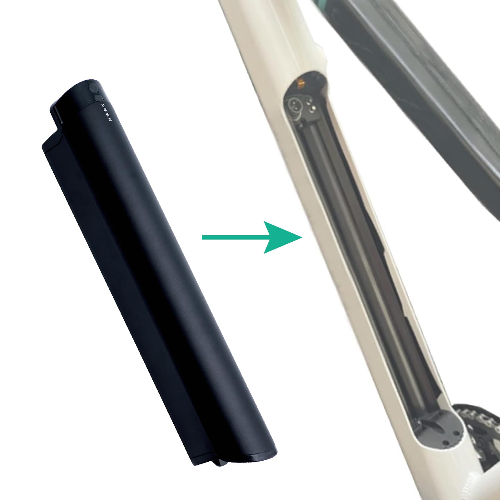 Ersatz für F.LLI Schiano E-Wave/Braver/E-Fully Reention EEL Mini für Zündapp z810 36V 11Ah E-Bike Pedelec Akku mit Ladegerät