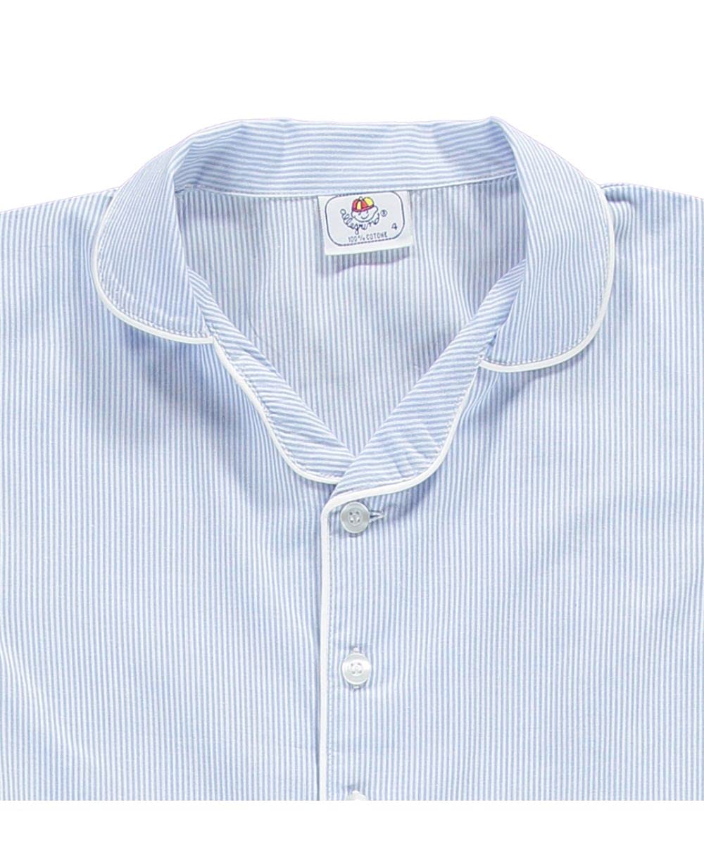 PELLEGRINI Pigiama Corto Bambino Ragazzo in Cotone Set Estivo Due Pezzi con Maglietta e Pantaloncini Corti Fresco e Traspirante
