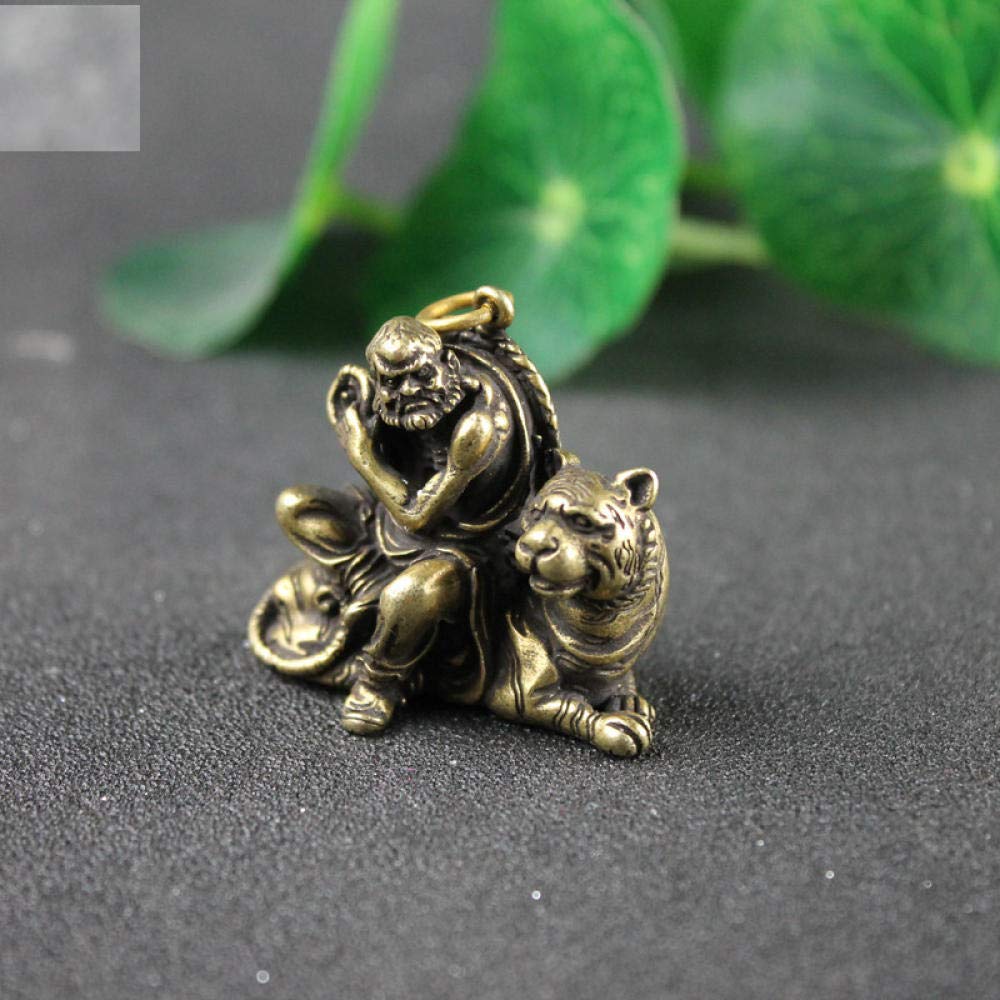 Statue de Bouddha en cuivre pur pour bureau chic - 6