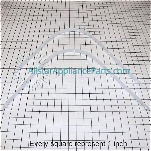 WE03X10007 Dryer Drum Slide Glide or Pad (2 PACK)