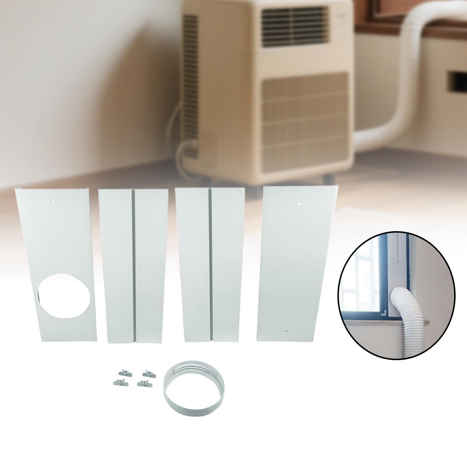 perfk Pannello Di Guarnizione per Finestre per Condizionatori Portatili, Guarnizione Finestra Condizionatore per Sigillare Temporaneamente D'aria Di Scarico O Le Di Ventilazione