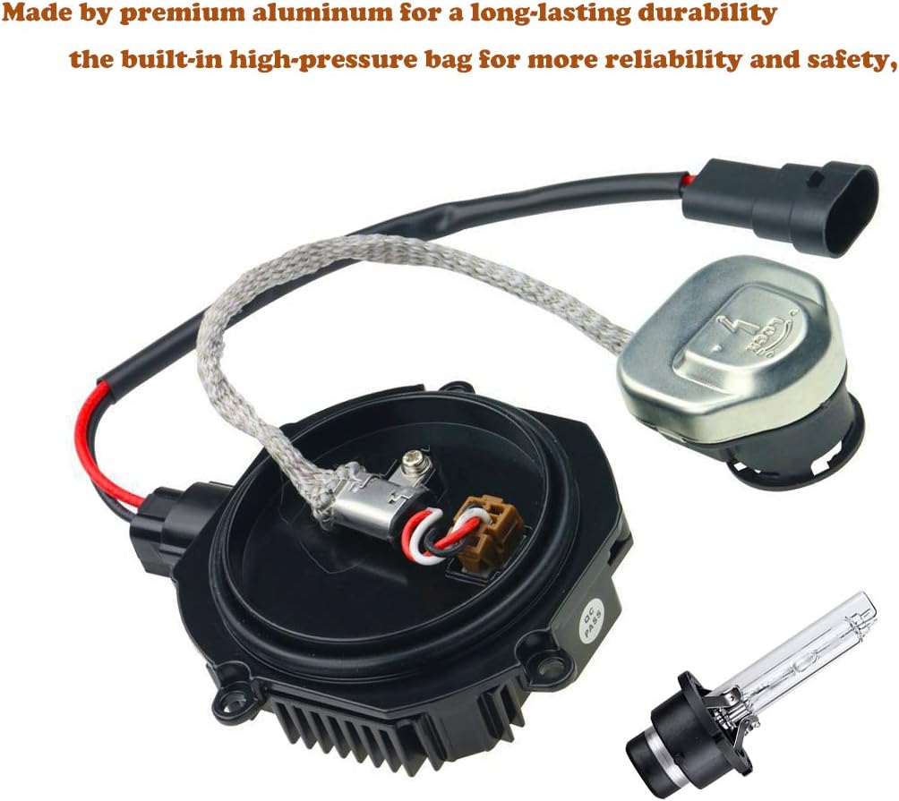 HID Ballast with Ignitor - Headlight Control Unit - Fits Nissan Murano, Maxima, Altima, 350Z, Infiniti QX56, G35, FX35 - Xenon Ballast Replacement 28474-8991A, 28474-89904, NZMNS111LANA Xenon