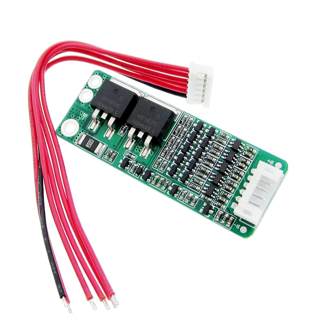 Littimoon 5S 21V 56A Lithium-Ion Battery Charging Protection Board+Cable Supporting Short Circuit/Overload/Over Current Protection